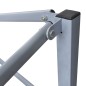 vidaXL Profi-Partyzelt Faltbar 2×2 m Stahl Creme vidaXL Profi-Partyzelt Faltbar 2×2 m Stahl Creme