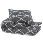 vidaXL Bettwäsche-Set Grau 135x200 cm Baumwolle vidaXL Bettwäsche-Set Grau 135x200 cm Baumwolle
