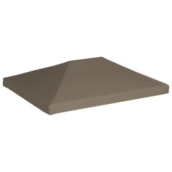 vidaXL Pavillondach 310 g / m² 3x4 m Taupe 