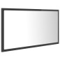 vidaXL LED-Badspiegel Hochglanz-Grau 80x8,5x37 cm Acryl vidaXL LED-Badspiegel Hochglanz-Grau 80x8,5x37 cm Acryl