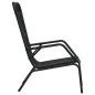 vidaXL Gartenstuhl Poly Rattan Schwarz vidaXL Gartenstuhl Poly Rattan Schwarz