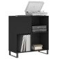 vidaXL Plattenschrank Schwarz 84,5x38x89 cm Holzwerkstoff vidaXL Plattenschrank Schwarz 84,5x38x89 cm Holzwerkstoff