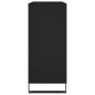 vidaXL Plattenschrank Schwarz 84,5x38x89 cm Holzwerkstoff vidaXL Plattenschrank Schwarz 84,5x38x89 cm Holzwerkstoff