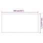 vidaXL Senkrechtmarkise Anthrazit 140x800 cm Oxford-Gewebe vidaXL Senkrechtmarkise Anthrazit 140x800 cm Oxford-Gewebe
