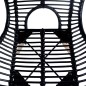 vidaXL Esszimmerstühle 2 Stk. Schwarz Natur Rattan vidaXL Esszimmerstühle 2 Stk. Schwarz Natur Rattan