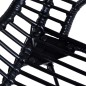 vidaXL Esszimmerstühle 2 Stk. Schwarz Natur Rattan vidaXL Esszimmerstühle 2 Stk. Schwarz Natur Rattan