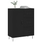 vidaXL Sideboard Schwarz 69,5x34x90 cm Holzwerkstoff vidaXL Sideboard Schwarz 69,5x34x90 cm Holzwerkstoff