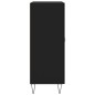 vidaXL Sideboard Schwarz 69,5x34x90 cm Holzwerkstoff vidaXL Sideboard Schwarz 69,5x34x90 cm Holzwerkstoff