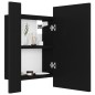 vidaXL LED-Bad-Spiegelschrank Schwarz 40x12x45 cm Acryl vidaXL LED-Bad-Spiegelschrank Schwarz 40x12x45 cm Acryl