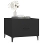vidaXL Couchtisch mit Metallbeinen Schwarz 50x50x40 cm vidaXL Couchtisch mit Metallbeinen Schwarz 50x50x40 cm