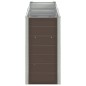vidaXL Garten-Hochbeet Verzinkter Stahl 240×40×77 cm Braun vidaXL Garten-Hochbeet Verzinkter Stahl 240×40×77 cm Braun
