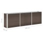 vidaXL Garten-Hochbeet Verzinkter Stahl 240×40×77 cm Braun vidaXL Garten-Hochbeet Verzinkter Stahl 240×40×77 cm Braun