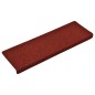 vidaXL Treppenmatten 15 Stk. Nadelvlies 65x21x4 cm Rot vidaXL Treppenmatten 15 Stk. Nadelvlies 65x21x4 cm Rot