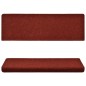 vidaXL Treppenmatten 15 Stk. Nadelvlies 65x21x4 cm Rot vidaXL Treppenmatten 15 Stk. Nadelvlies 65x21x4 cm Rot