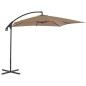 vidaXL Ampelschirm mit Stahlmast 250 x 250 cm Taupe vidaXL Ampelschirm mit Stahlmast 250 x 250 cm Taupe