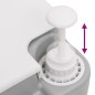 vidaXL Camping-Toilette Tragbar Grau und Weiß 10+10 L HDPE vidaXL Camping-Toilette Tragbar Grau und Weiß 10+10 L HDPE