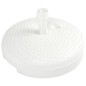 vidaXL Sonnenschirmständer Sand/Wasser 20 L Weiß Kunststoff Rattan vidaXL Sonnenschirmständer Sand/Wasser 20 L Weiß Kunststoff Rattan