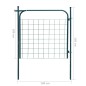 vidaXL Gartenzauntor 100 x 100 cm Grün vidaXL Gartenzauntor 100 x 100 cm Grün