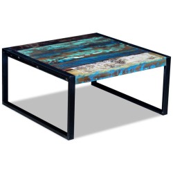 vidaXL Couchtisch Altholz 80x80x40 cm