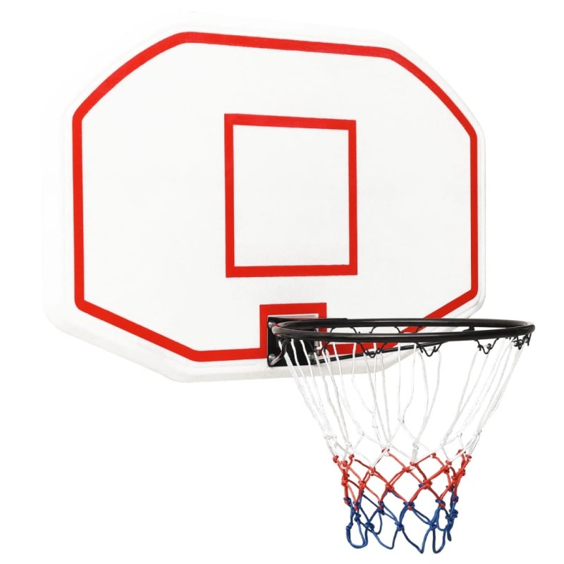 vidaXL Basketballkorb Weiß 109x71x3 cm Polyethylen vidaXL Basketballkorb Weiß 109x71x3 cm Polyethylen