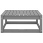 vidaXL 2-tlg. Garten-Lounge-Set Grau Kiefer Massivholz vidaXL 2-tlg. Garten-Lounge-Set Grau Kiefer Massivholz