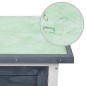 vidaXL Kaninchenstall 1 Ebene Grau Holz vidaXL Kaninchenstall 1 Ebene Grau Holz