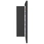 vidaXL LED-Bad-Spiegelschrank Grau 100x12x45 cm Acryl vidaXL LED-Bad-Spiegelschrank Grau 100x12x45 cm Acryl
