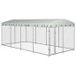 vidaXL Outdoor-Hundezwinger mit Überdachung 8x4x2,3 m vidaXL Outdoor-Hundezwinger mit Überdachung 8x4x2,3 m