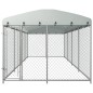 vidaXL Outdoor-Hundezwinger mit Überdachung 8x4x2,3 m vidaXL Outdoor-Hundezwinger mit Überdachung 8x4x2,3 m