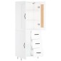 vidaXL Highboard Weiß 69,5x34x180 cm Holzwerkstoff vidaXL Highboard Weiß 69,5x34x180 cm Holzwerkstoff