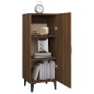 vidaXL Sideboard Braun Eichen-Optik 34,5x34x90 cm Holzwerkstoff vidaXL Sideboard Braun Eichen-Optik 34,5x34x90 cm Holzwerkstoff