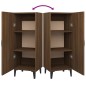 vidaXL Sideboard Braun Eichen-Optik 34,5x34x90 cm Holzwerkstoff vidaXL Sideboard Braun Eichen-Optik 34,5x34x90 cm Holzwerkstoff