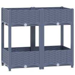 vidaXL Hochbeet 80x40x71 cm Polypropylen