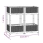 vidaXL Hochbeet 80x40x71 cm Polypropylen vidaXL Hochbeet 80x40x71 cm Polypropylen