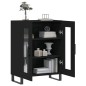 vidaXL Sideboard Schwarz 69,5x34x90 cm Holzwerkstoff vidaXL Sideboard Schwarz 69,5x34x90 cm Holzwerkstoff