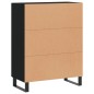 vidaXL Sideboard Schwarz 69,5x34x90 cm Holzwerkstoff vidaXL Sideboard Schwarz 69,5x34x90 cm Holzwerkstoff