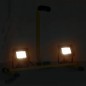 vidaXL LED-Fluter mit Handgriff 2x10 W Warmweiß vidaXL LED-Fluter mit Handgriff 2x10 W Warmweiß