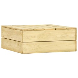vidaXL Gartentisch 75x75x31 cm Kiefernholz Imprägniert