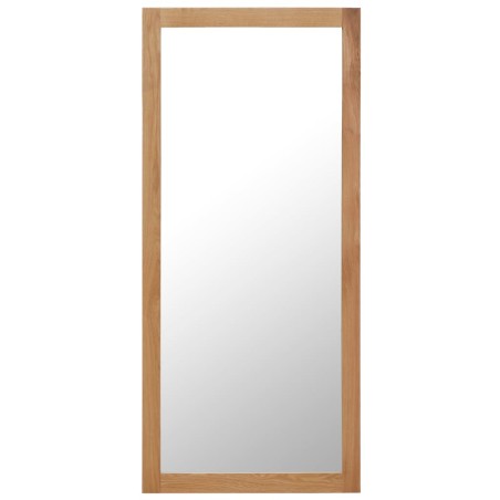 vidaXL Spiegel 50x140 cm Eiche Massivholz