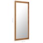 vidaXL Spiegel 50x140 cm Eiche Massivholz vidaXL Spiegel 50x140 cm Eiche Massivholz