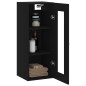 vidaXL Wandschrank Schwarz 34,5x34x90 cm vidaXL Wandschrank Schwarz 34,5x34x90 cm