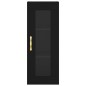 vidaXL Wandschrank Schwarz 34,5x34x90 cm vidaXL Wandschrank Schwarz 34,5x34x90 cm