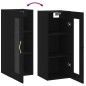 vidaXL Wandschrank Schwarz 34,5x34x90 cm vidaXL Wandschrank Schwarz 34,5x34x90 cm