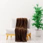 vidaXL Decke Kakaobraun 200x240 cm Polyester vidaXL Decke Kakaobraun 200x240 cm Polyester