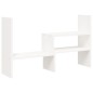 vidaXL Monitorständer Weiß (39-72)x17x43 cm Massivholz Kiefer vidaXL Monitorständer Weiß (39-72)x17x43 cm Massivholz Kiefer