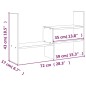 vidaXL Monitorständer Weiß (39-72)x17x43 cm Massivholz Kiefer vidaXL Monitorständer Weiß (39-72)x17x43 cm Massivholz Kiefer