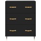 vidaXL Sideboard Schwarz 69,5x34x90 cm Holzwerkstoff vidaXL Sideboard Schwarz 69,5x34x90 cm Holzwerkstoff