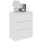 vidaXL Sideboard Weiß 60x35x76 cm Holzwerkstoff vidaXL Sideboard Weiß 60x35x76 cm Holzwerkstoff