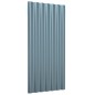 vidaXL Dachpaneele 36 Stk. Pulverbeschichteter Stahl Grau 80x36 cm vidaXL Dachpaneele 36 Stk. Pulverbeschichteter Stahl Grau 80x36 cm