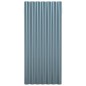 vidaXL Dachpaneele 36 Stk. Pulverbeschichteter Stahl Grau 80x36 cm vidaXL Dachpaneele 36 Stk. Pulverbeschichteter Stahl Grau 80x36 cm